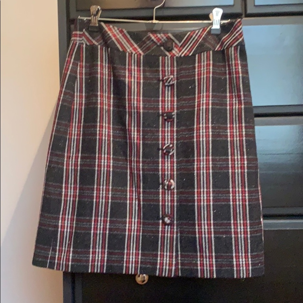 Plaid skirt